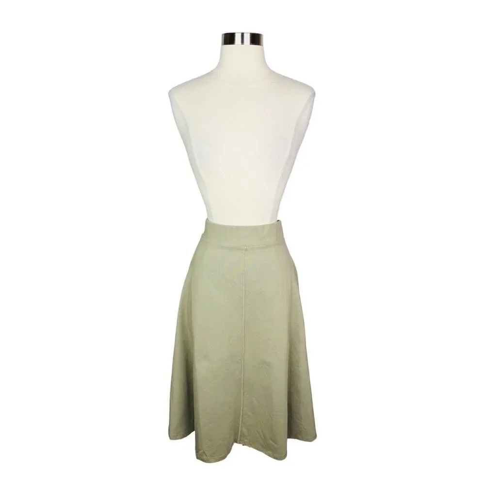 Parni Havana Skirt - Size Large - Green Tea